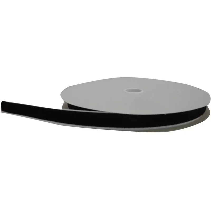 Nastro adesivo velcro femmina 50 mm x 25 m nero al taglio Favoriet