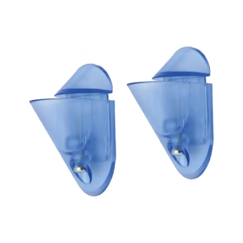 Supporti per mensole in vetro o legno in policarbonato blu Direct Verzonden