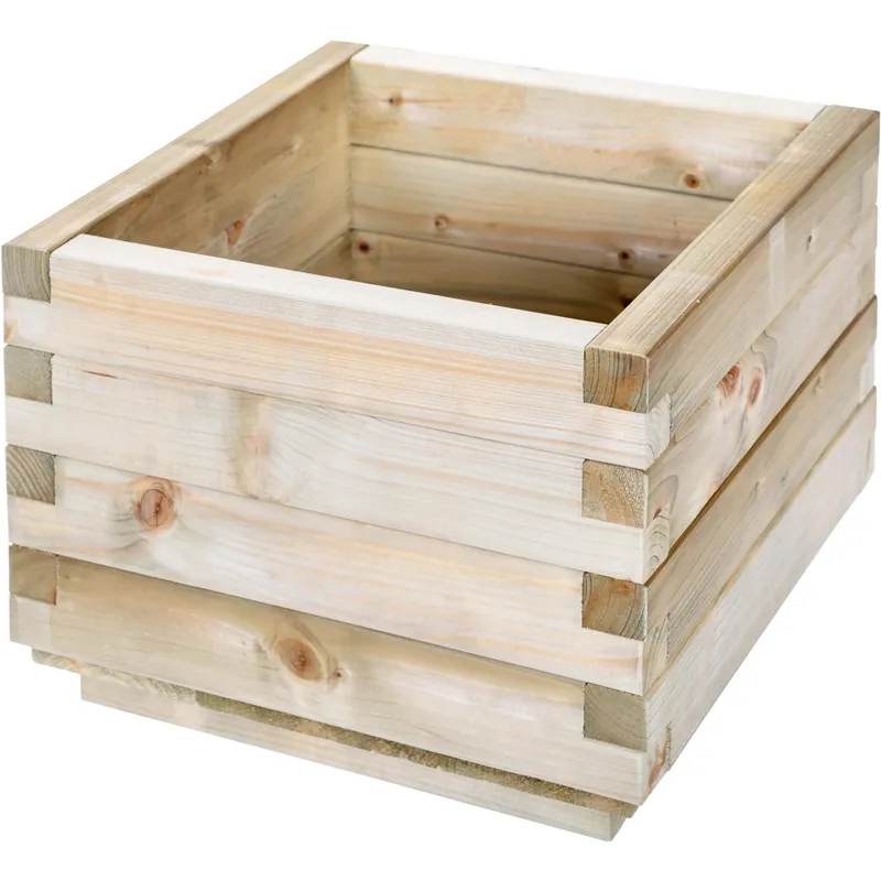 Betaalbaar Fioriera da esterno Mango in legno naturale 40x32x40 cm