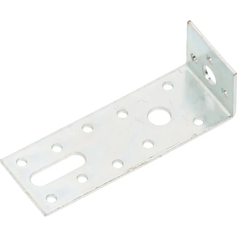 Staffa angolare con foro asola acciaio zincato 90x35x40 mm Betaalbaar