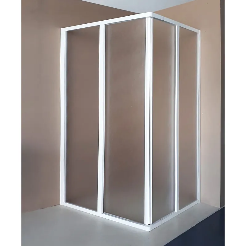 Box doccia rettangolare "Antille" cm 68-79/78-89 vetro 3 mm h cm 185 Laatste Kans