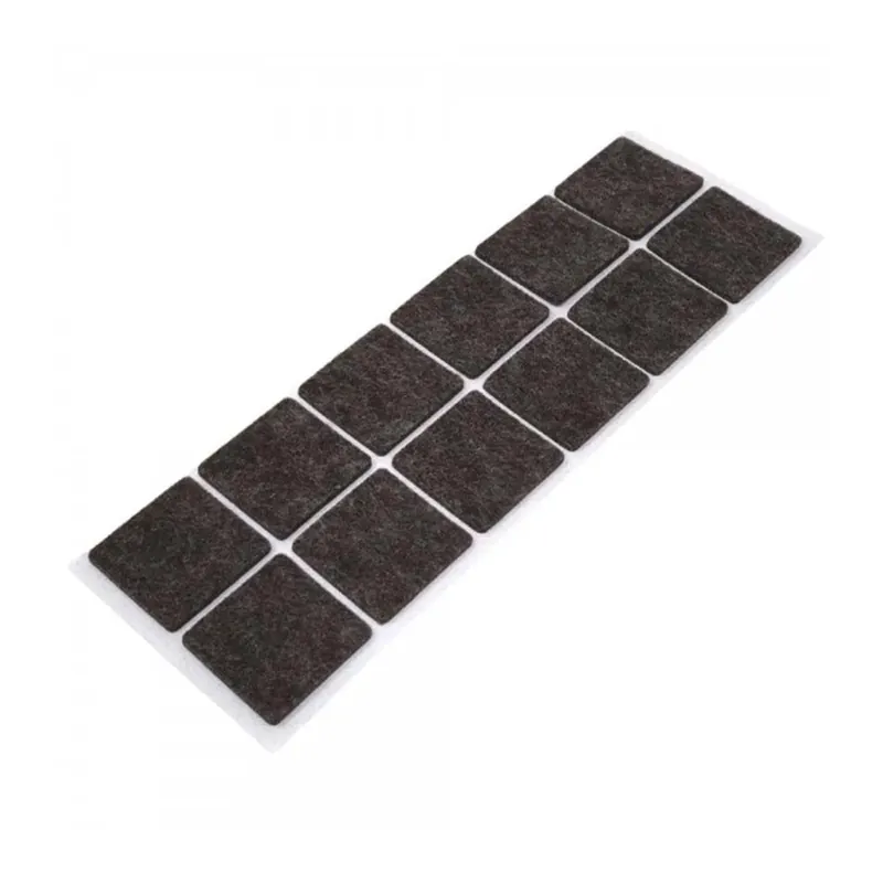Goedkoop Confezione feltrini quadrati 40x40 mm marrone 12 pz