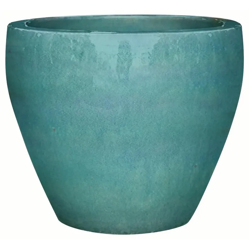 Weekendaanbieding Vaso in ceramica verde 26x26x23 cm