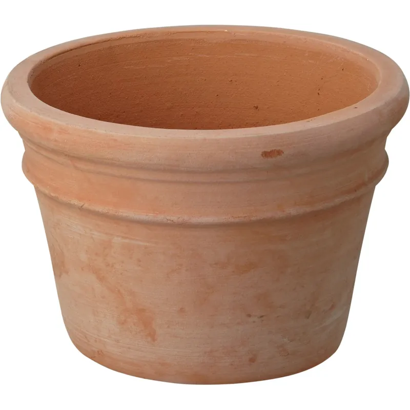 Fioriera in terracotta tonda Ø 45 cm x 28,5 cm Dagaanbieding