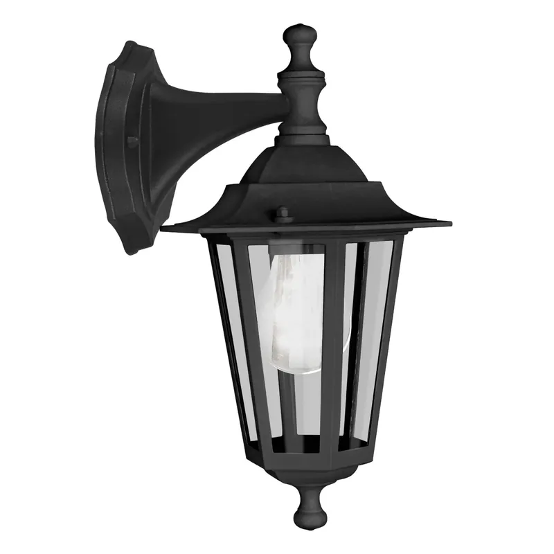 Beperkt Aanbod Applique Eglo Laterna 4 nero down nero
