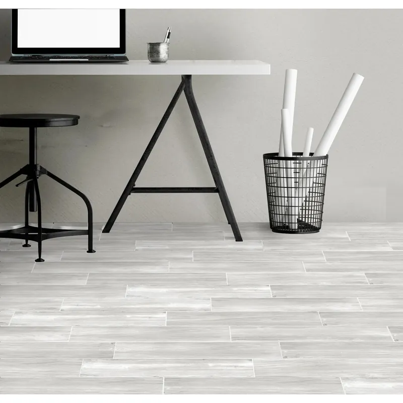 Actieprijs Piastrella in pasta rossa legno moderno avorio 15x60 cm 1,62 m²