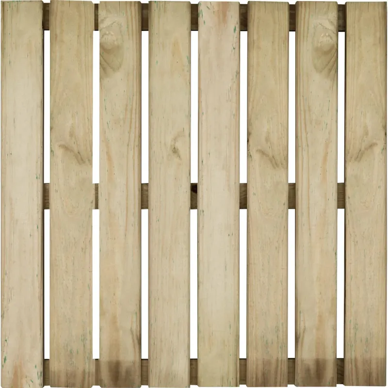 Piastrella liscia da esterno in legno 50x50 cm Must-Have