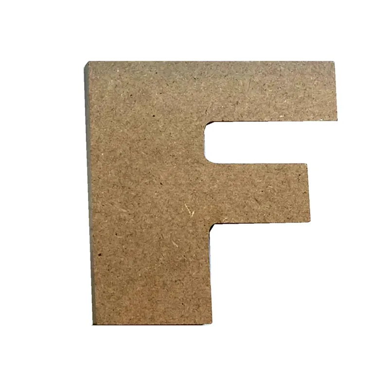 Laatste Kans Lettera F h12 cm in MDF