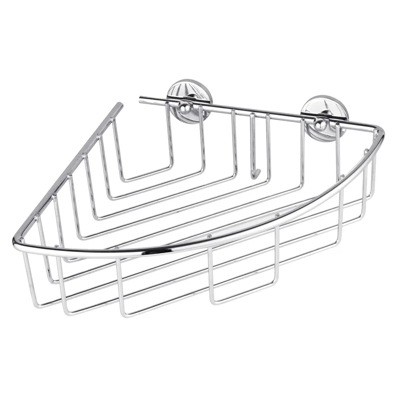 Cesta portaoggetti bagno angolare in alluminio 214 x 232 x 69 mm Tesa Baath Direct Verzonden