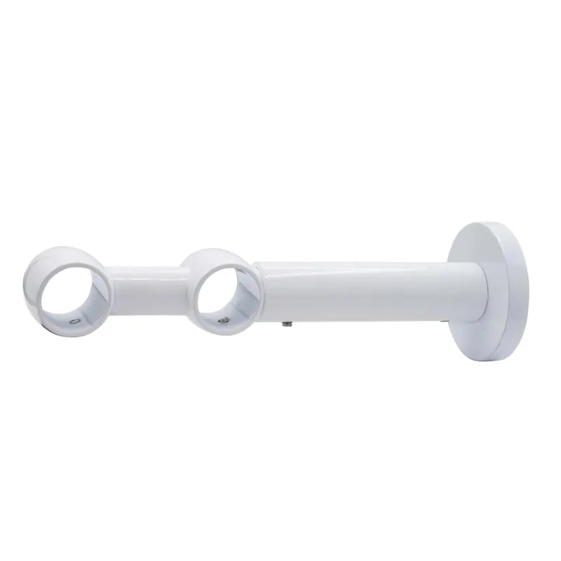 Finale Uitverkoop Supporto estensibile doppio per parete Noble bianco Ø 2 cm