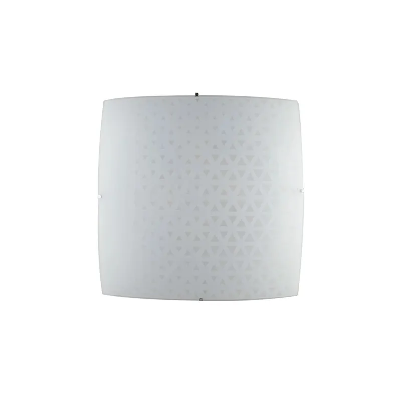 Exclusieve Aanbieding Plafoniera Maori 3 luci 40x40 cm bianco