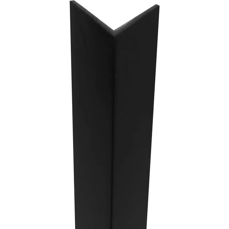 Profilo a H 1,5 m 25x25x1 mm in pvc nero opaco Flitsaanbieding