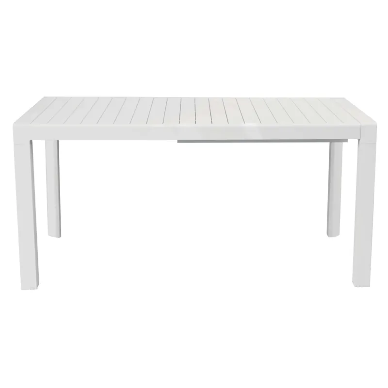 Tavolo allungabile da giardino in alluminio bianco 100-150xH77 cm Lage Kosten
