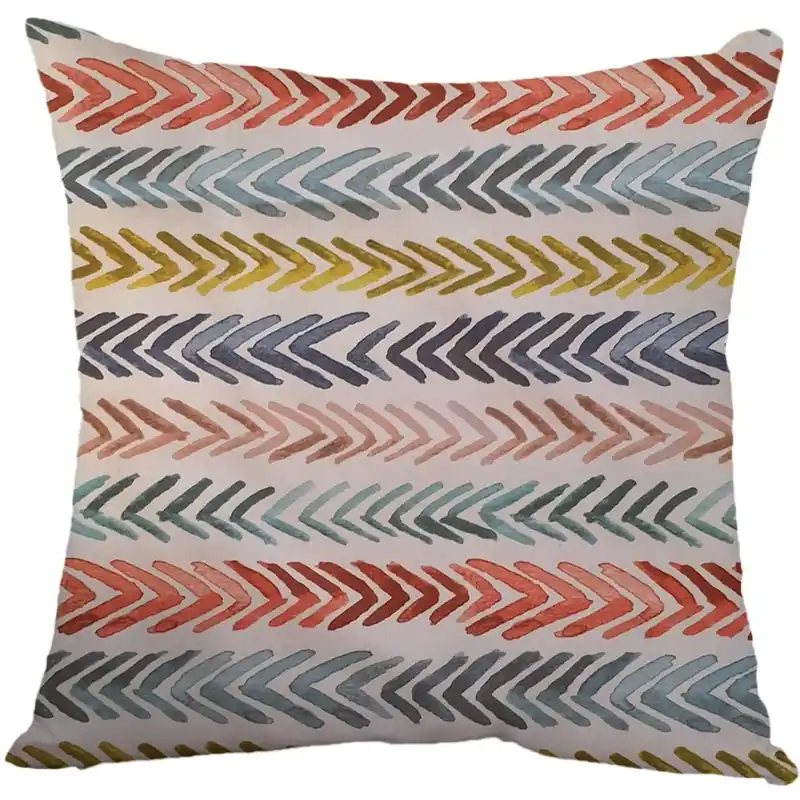 Korting Fodera per cuscino fantasia spiga multicolor 50x50 cm