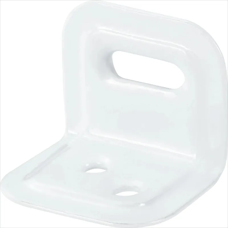 Dagaanbieding Staffa di fissaggio universale verniciato a polvere 30x25x25 mm bianco