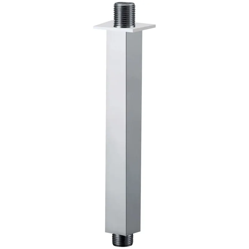 Braccetto da soffitto quadrato Hawai ottone cromato 20 cm Uitverkoop