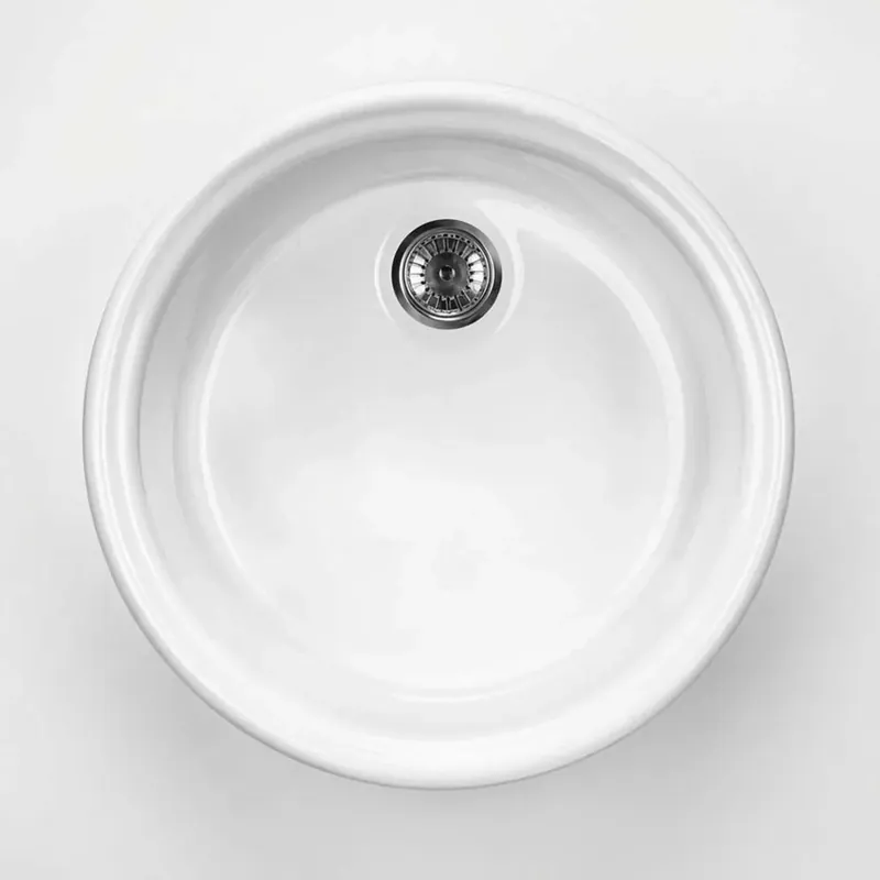 Beste Prijs Lavello ceramica 1 vasca Cárdenas Ø 445 mm bianco