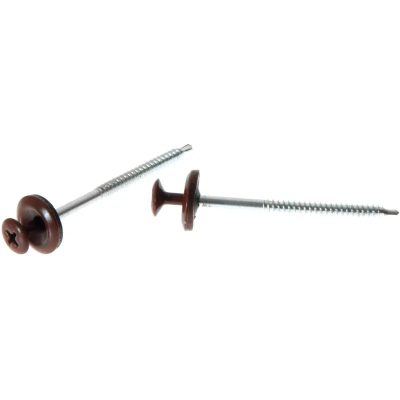 Viti Onduline universali L 60 mm sp max 2 mm bruno 100 pz Exclusieve Aanbieding