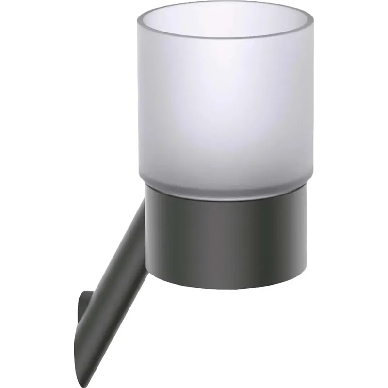 Bicchiere parete ottone vetro Limonar 162 mm nero spazzolato Uitverkoop