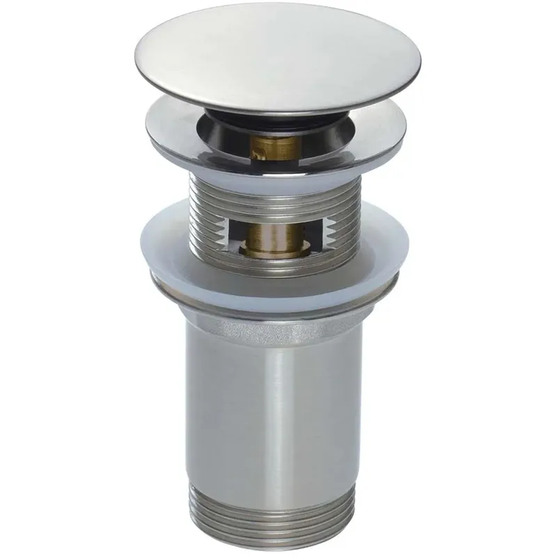 Laatste Kans Tappo click-clack per lavabo tondo Click-Clack Idrostile Acciaio spazzolato
