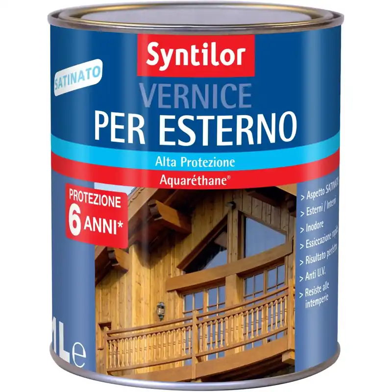 Vernice per esterno effetto satinato incolore 1 l Koop Online