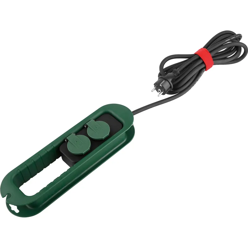 Multipresa a 2 prese con classe di protezione IP44 Beperkte Voorraad