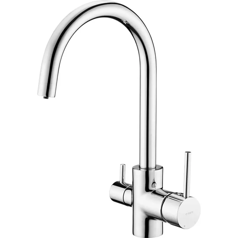 Goedkoop Rubinetto da cucina bocca a U filtro acqua Idrostile cromo