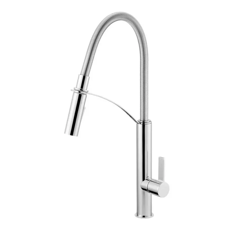Exclusieve Aanbieding Rubinetto da cucina bocca elastica 2 getti Idrostile Gerbera cromo