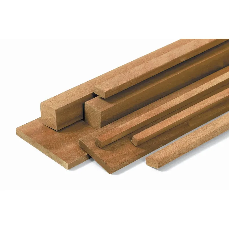 Listello in Okume piallato 10x10x2200 mm Bestseller