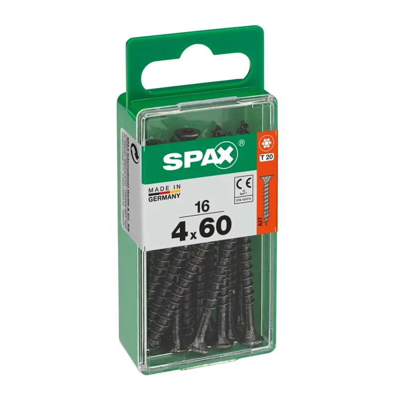 Vite Spax testa multipla svasata t-star plus t20 zincatura nera s 16 pz Shop Nu