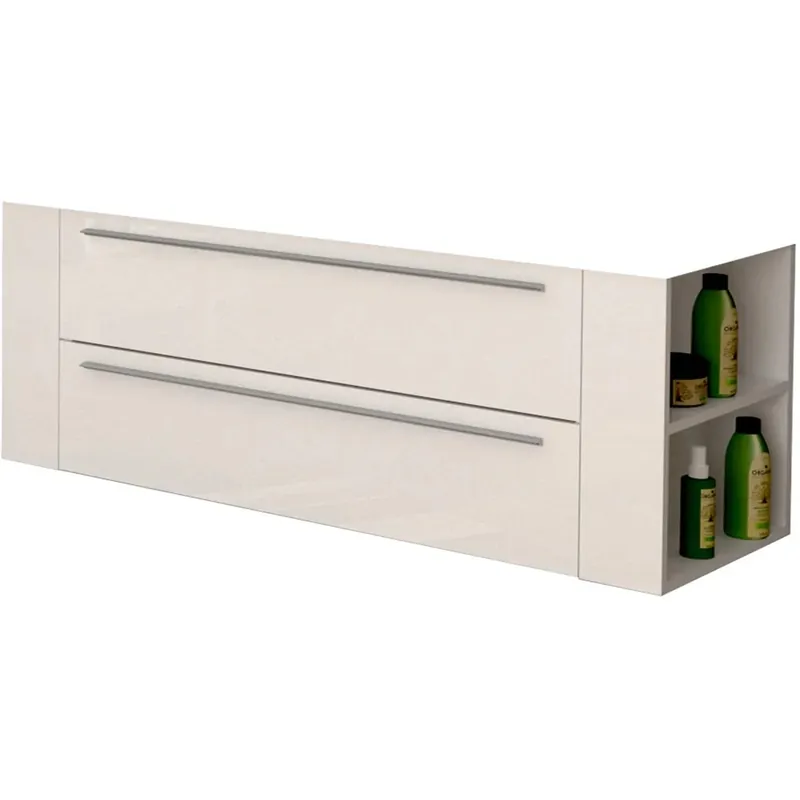 Mobile bagno base lavabo sospeso Loft 120x48x44 cm bianco lucido Beperkte Voorraad