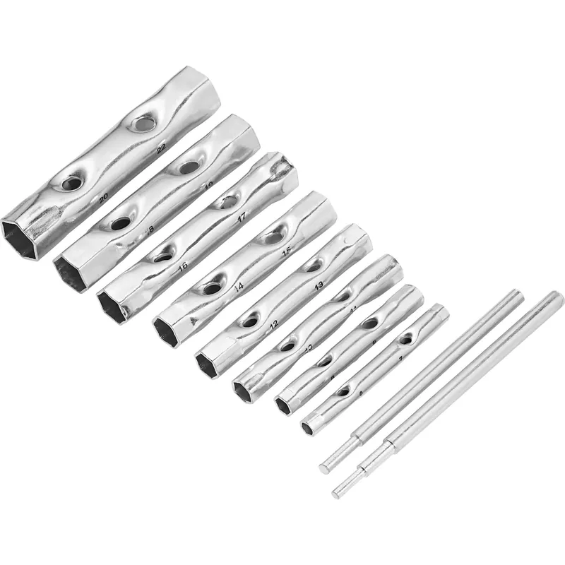 Chiavi a tubo set 6 - 22 mm 10 pz Shop Nu