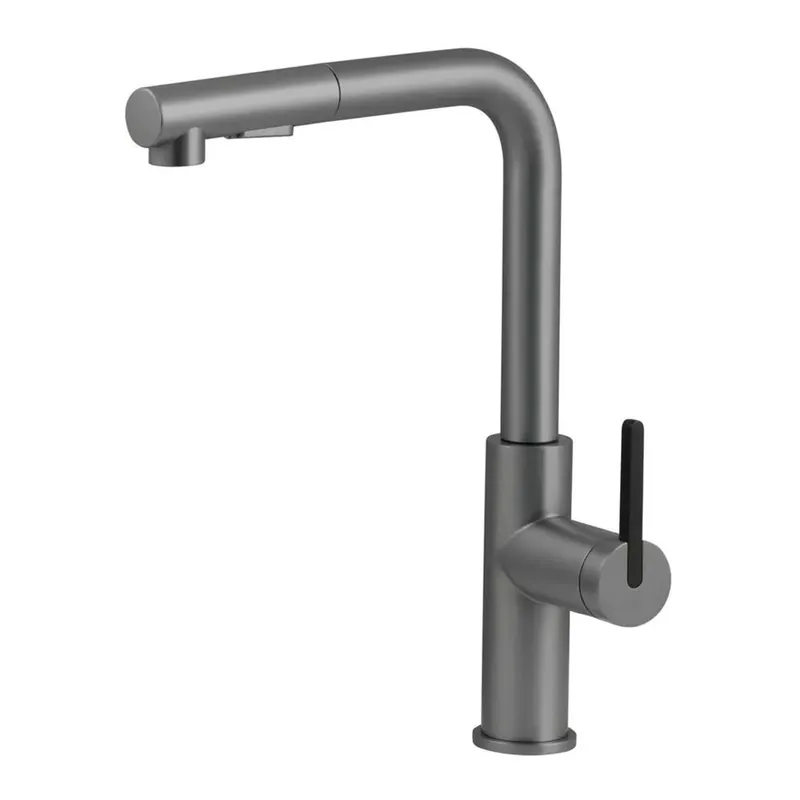 Uitverkoop Rubinetto da cucina bocca estraibile Idrostile Fifo titanio