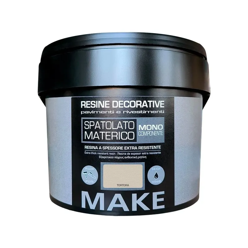 Koop Online Resina spatolato materico monocomponente spessore Tortora 2 l