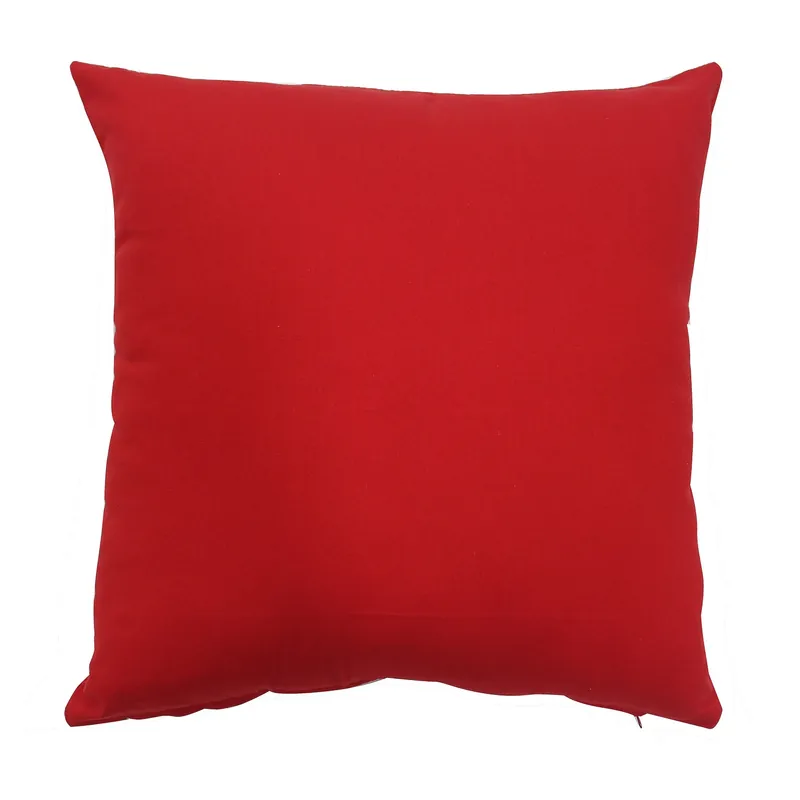 Fodera per cuscino tinta unita rosso 50x50 cm Meest Verkocht