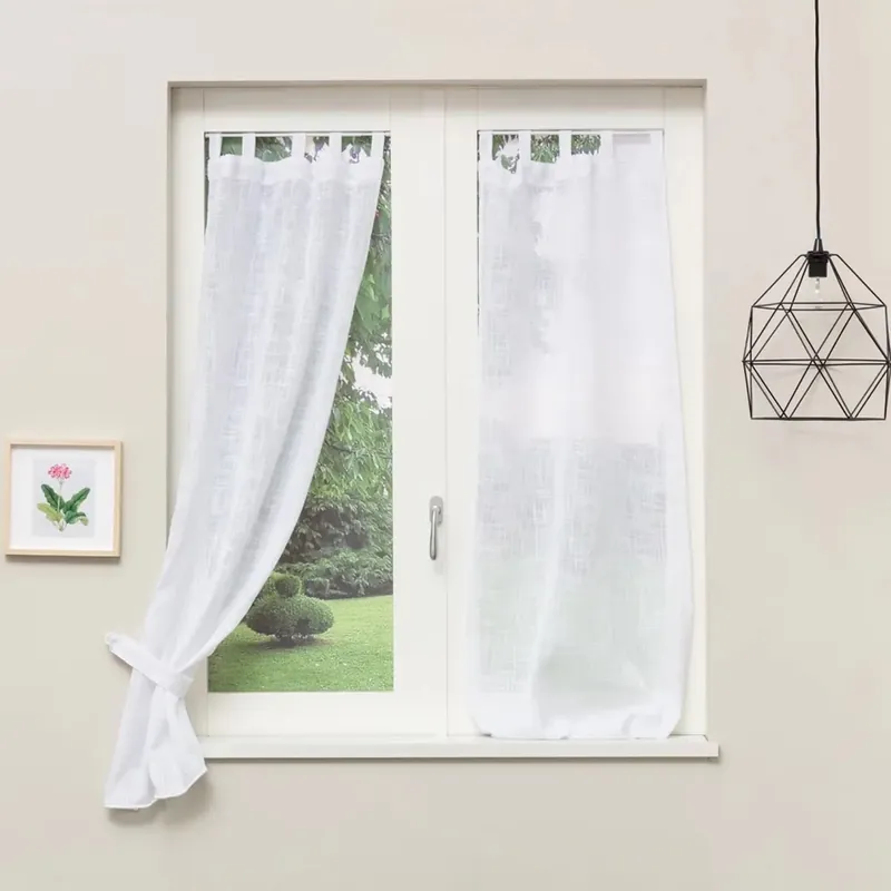 Actieprijs Tenda a vetro Lione L 90 x H 150 cm bianco