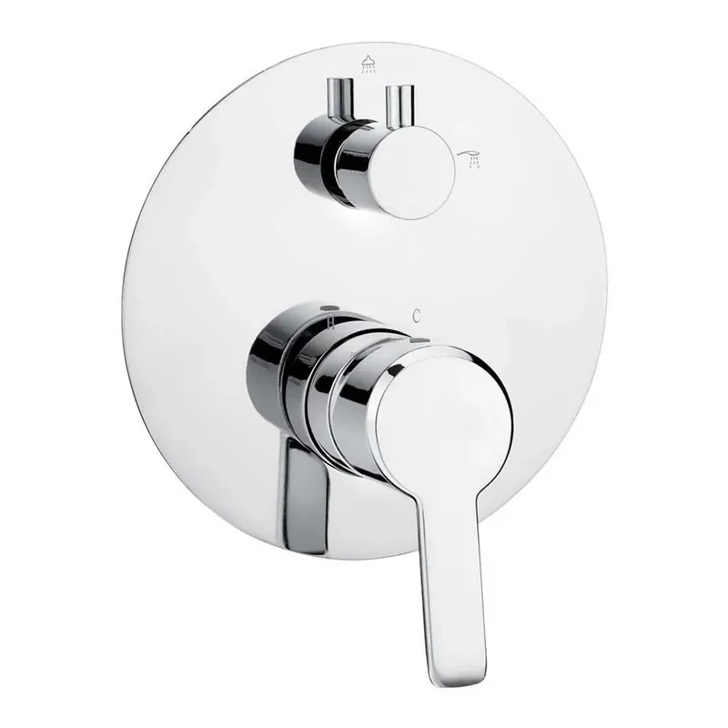 Gratis Retour Miscelatore doccia incasso Idrostile Rodas con deviatore cromo