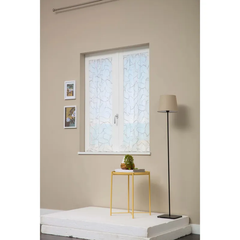 Tenda a vetro Spirale L 90 x H 240 cm tortora Premium