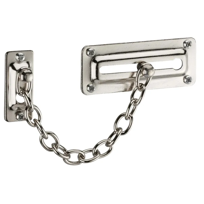 Protezione per porta con catena placcata Nikel 90 mm Tijdelijk Beschikbaar