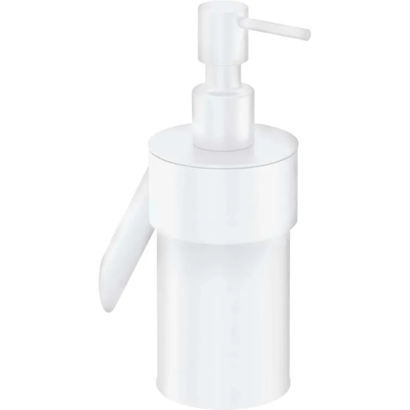 Must-Have Dispenser sapone parete ottone ABS vetro 0,25 l Limonar 175 mm bianco