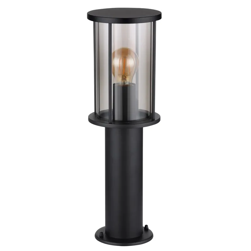 Lampioncino da giardino Gracey Ø 14,3 x 45 cm nero opaco Finale Uitverkoop
