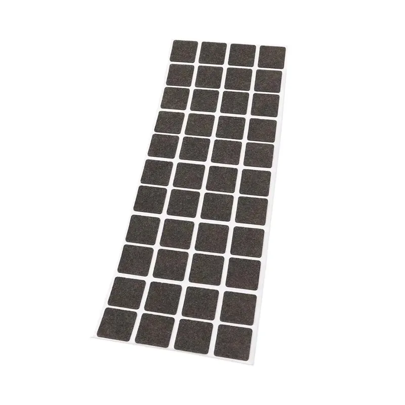 Confezione feltrini quadrati 20x20 mm marrone 44 pz Lage Prijs