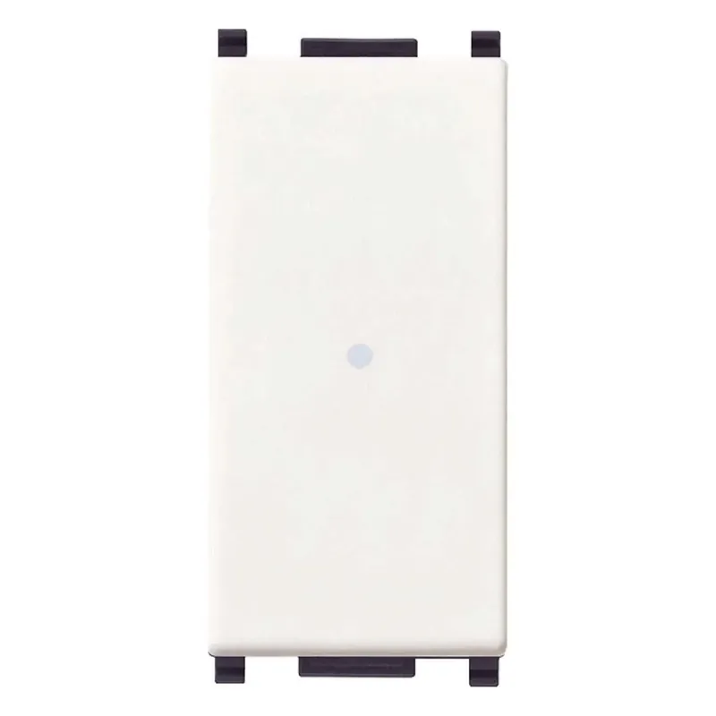 Deviatore 1 polo 10AX assiale bianco Weekendaanbieding