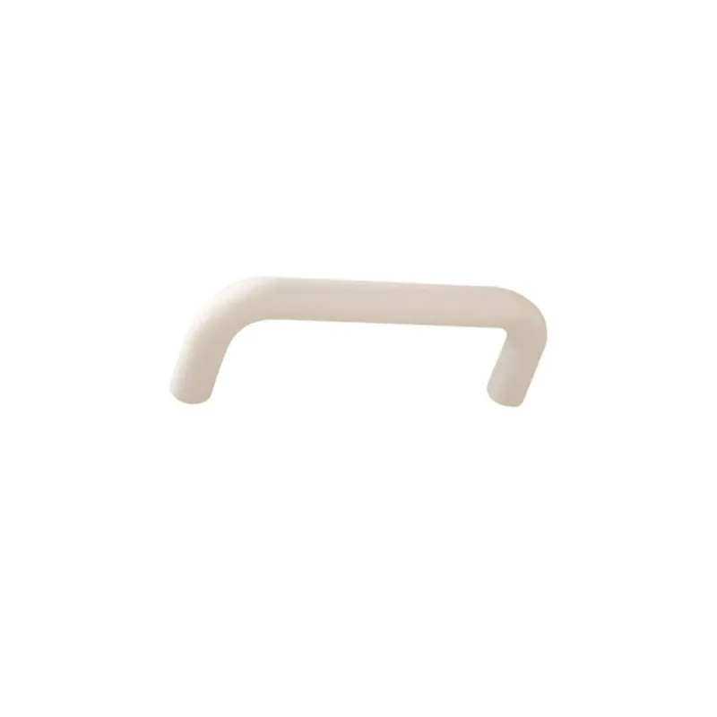 Hoge Kwaliteit Set 2 maniglie in zama interasse 64 mm bianco opaco