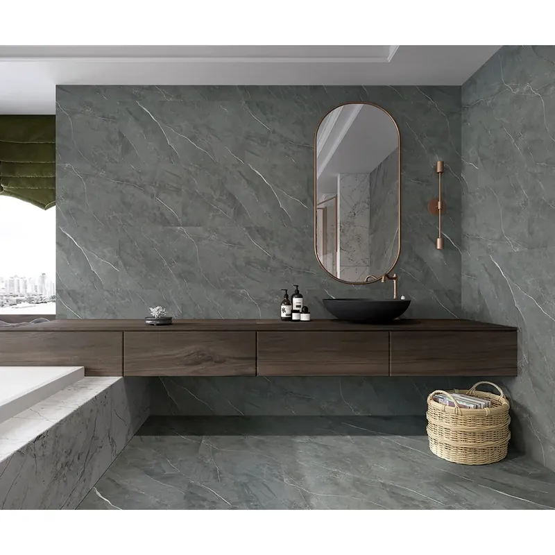 Flitsaanbieding Rivestimento murale SPC Cardiff pietra grigio sp 3 mm 91,4x45,7 cm