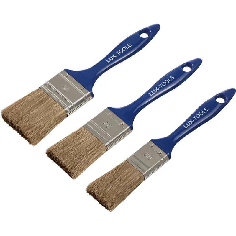 Express Levering Set pennelli piatti Lux-Tools per velatura 3 pz