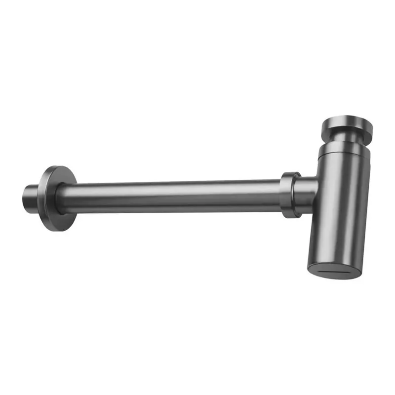 Kit di scarico per lavabo rotondo titanio Hoge Kwaliteit