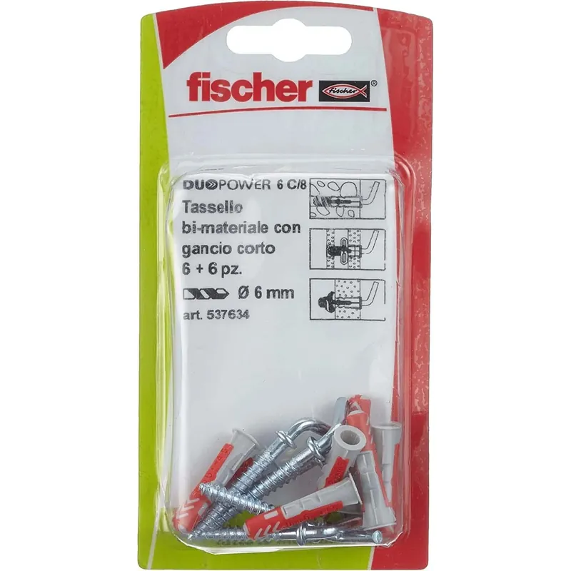 Uitverkoop Tassello universale bimateriale Fischer Duopower Ø 6 mm 6 pz