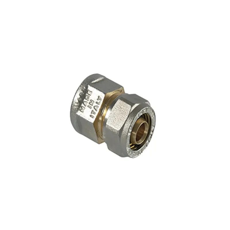 Merkproduct Raccordo diritto per multistrato femmina a stringere 1/2" x 20mm