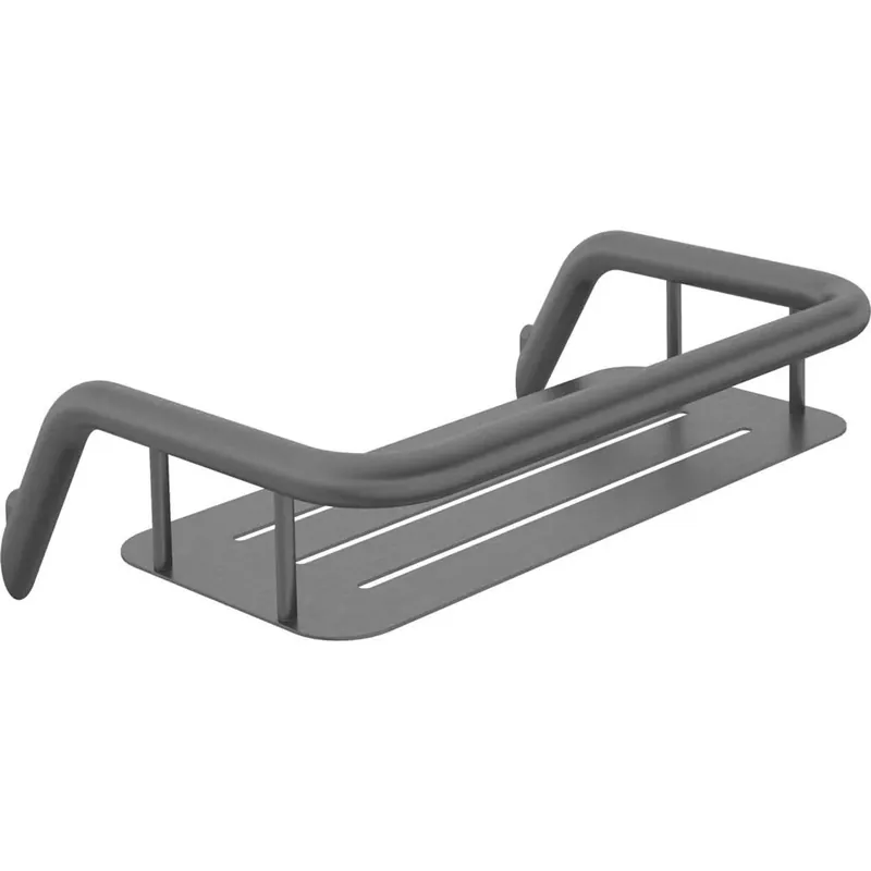 Portaoggetti doccia Idrostile 276x89 mm Titanio Lage Kosten